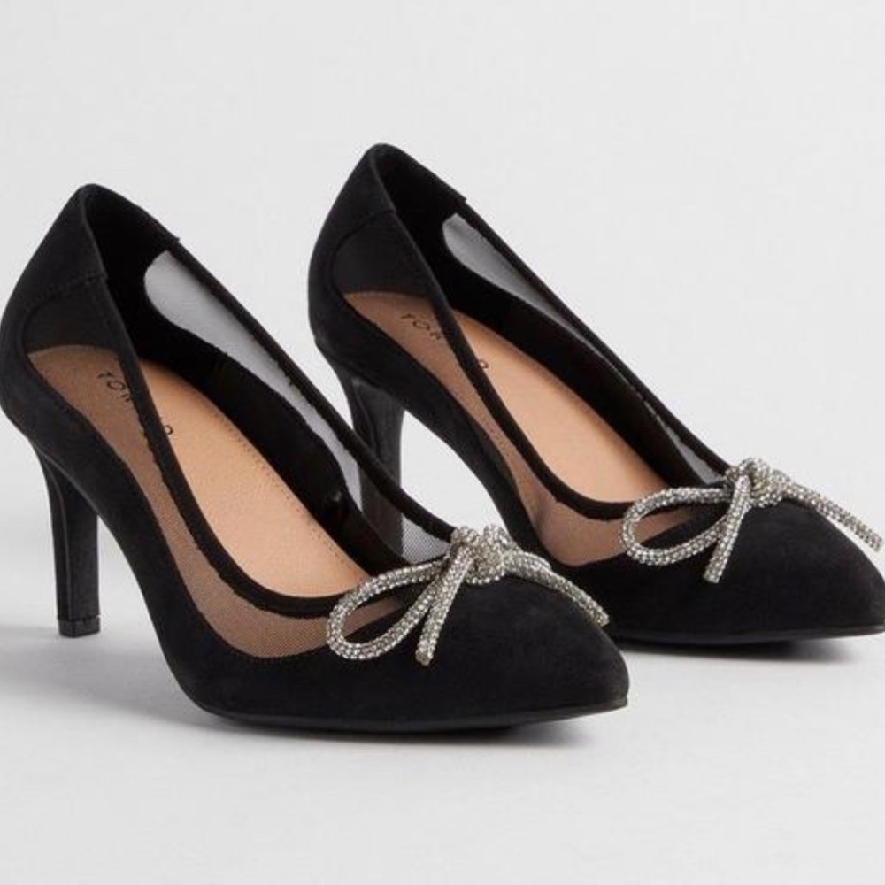 Torrid, beautiful embellished mesh pumps!  Brand new.  Size 9WW